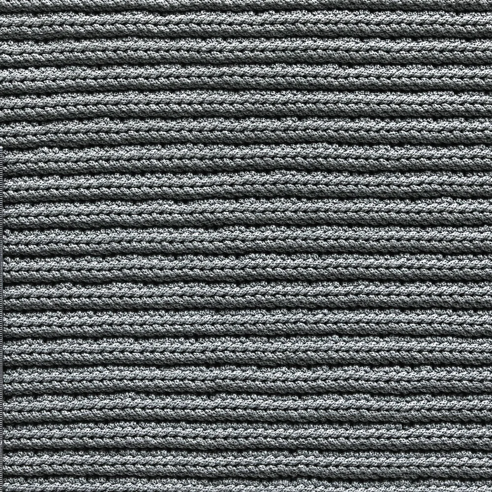 CrissCross Rectangle Rug - Meteor