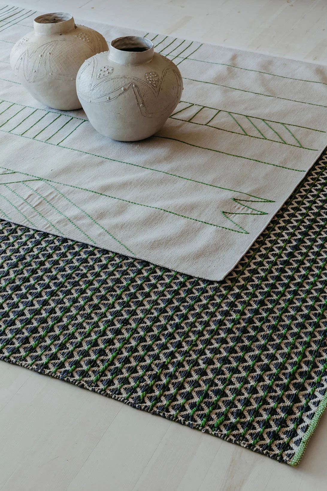 Leapfrog Hemp Rug gallery image