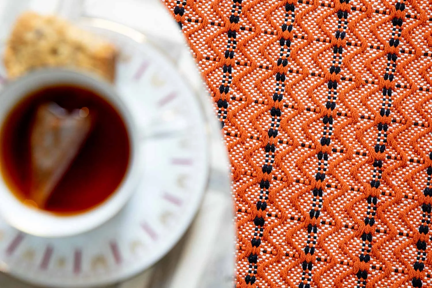 Dune Cotton Rug - Orange gallery image