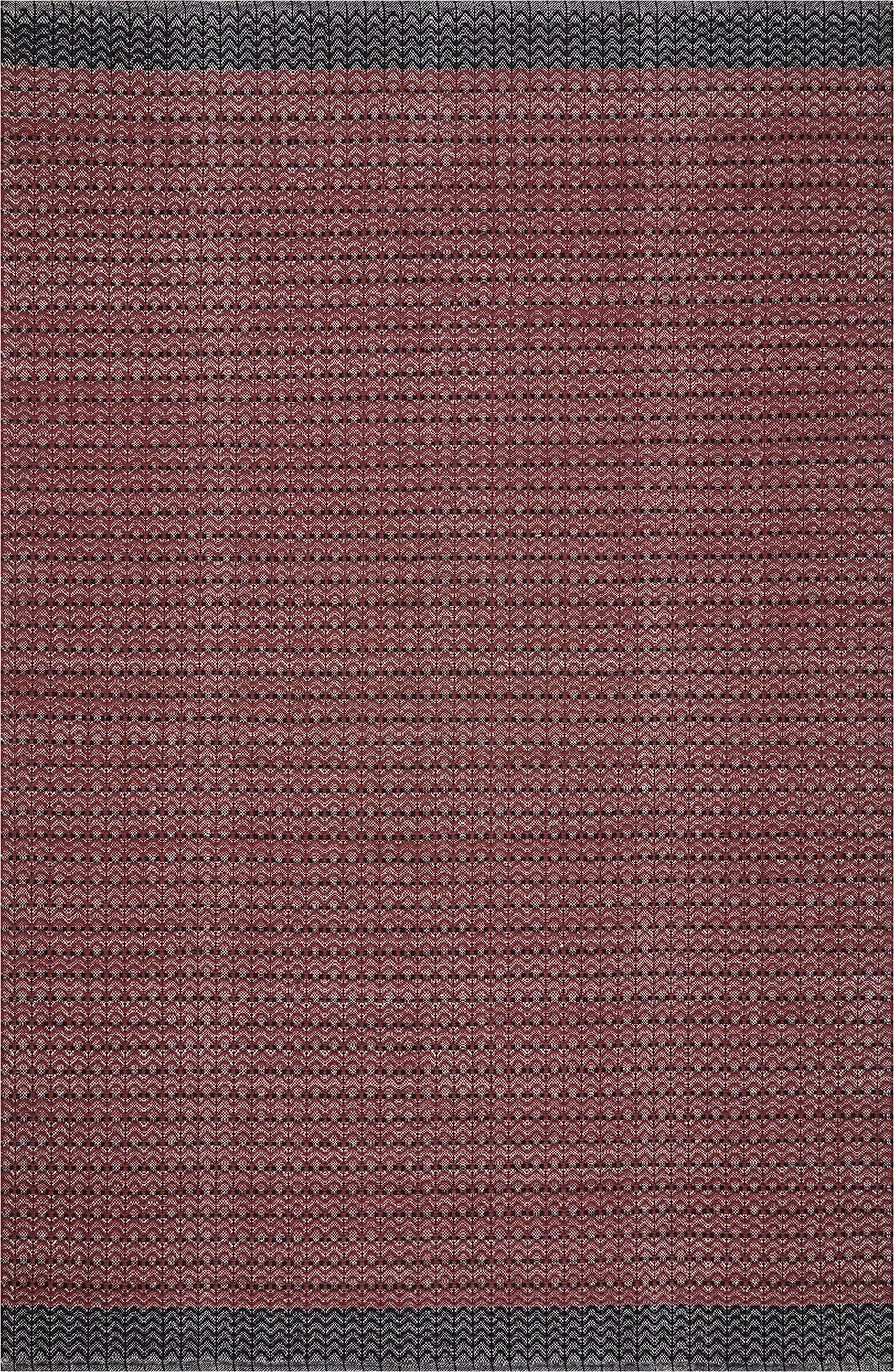 Dune Cotton Rug - Wine gallery image