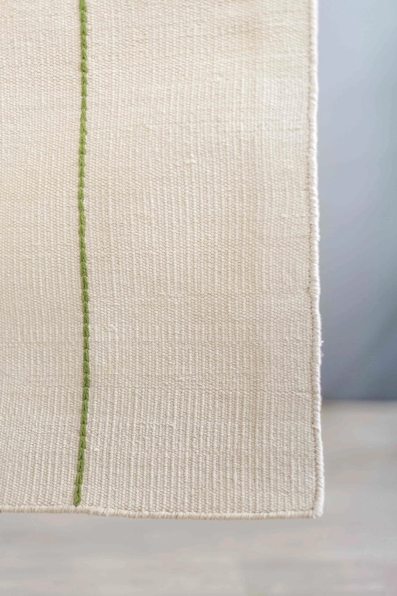 Birch Green Cotton Rug gallery image