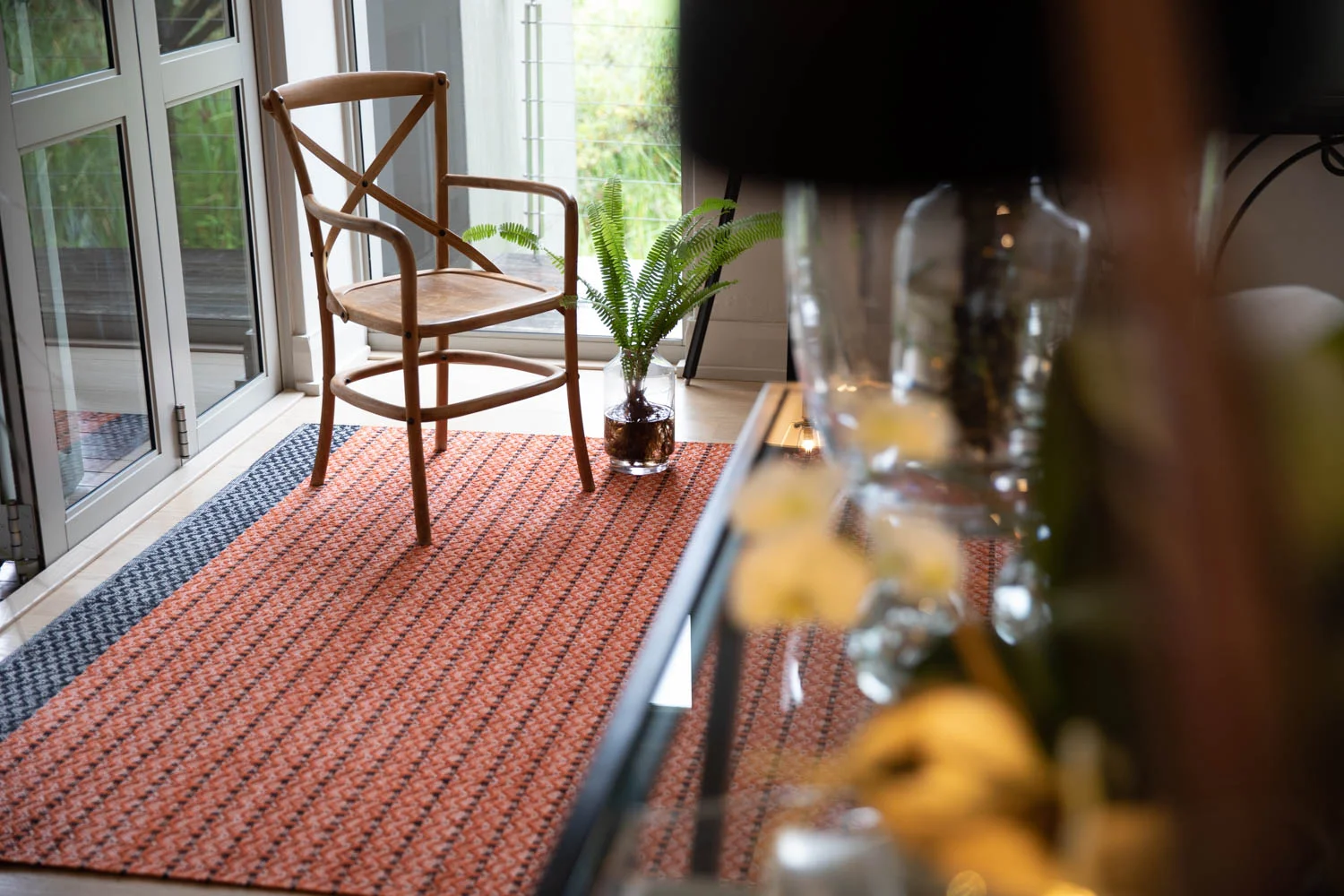 Dune Cotton Rug - Orange gallery image