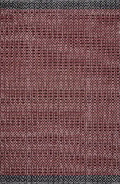 Dune Cotton Rug - Wine thumbnail 1