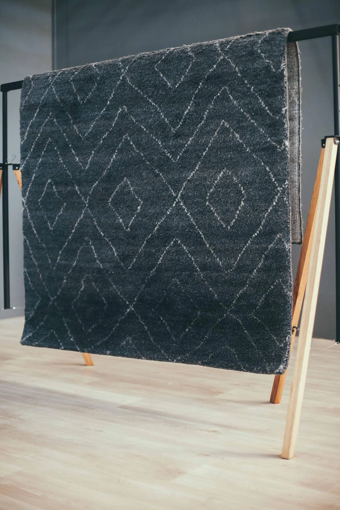 Lingala Dark Outdoor Rug gallery image