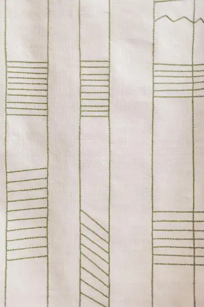 Birch Green Cotton Rug thumbnail 1
